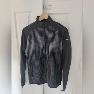 Saucony Black Reflective Running Jacket - Men's Size Small